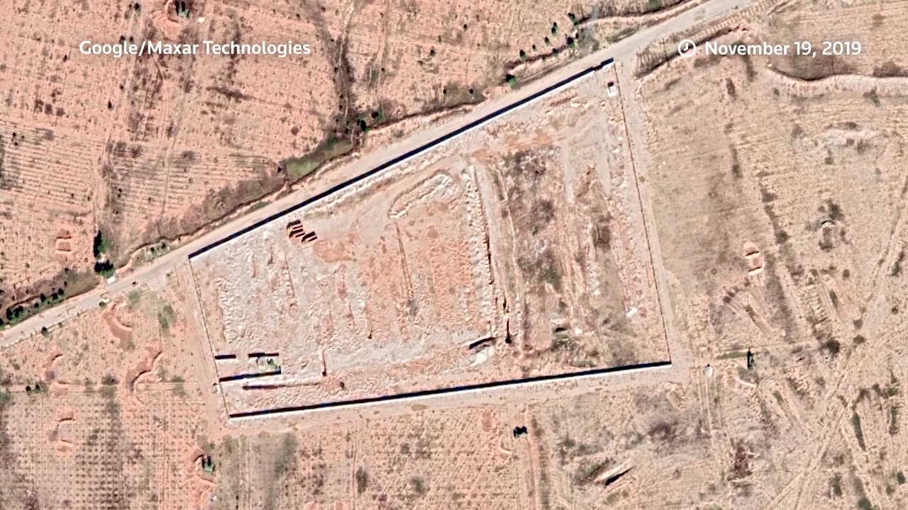 Satellite images show excavation at suspected Syria mass grave site