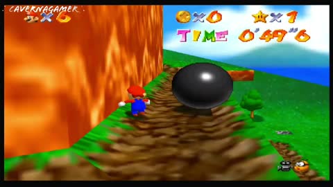 Mario 64 fase #2 Corrida com o koopa rapido