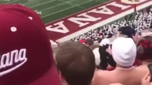 Turns out the guys stripping at the Indiana game are also based af