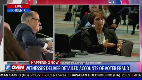 Witness in Arizona had no idea what was happening to ballots in other rooms