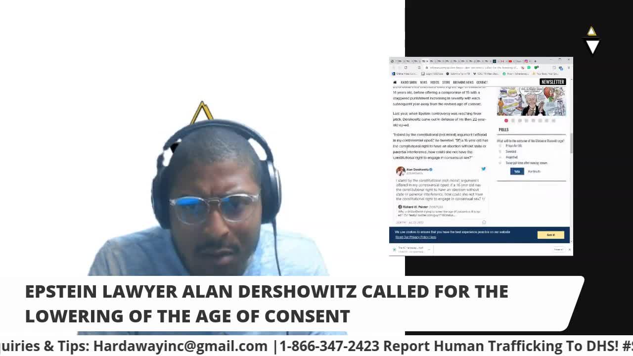 Epstein Lawyer Alan Dershowitz Called For The Lowering Of The Age Of Consent