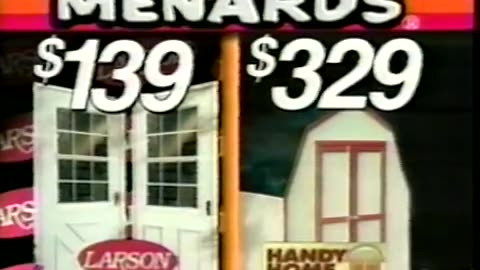 September 24, 2000 - Doors & Storage Sheds On Sale at Menards