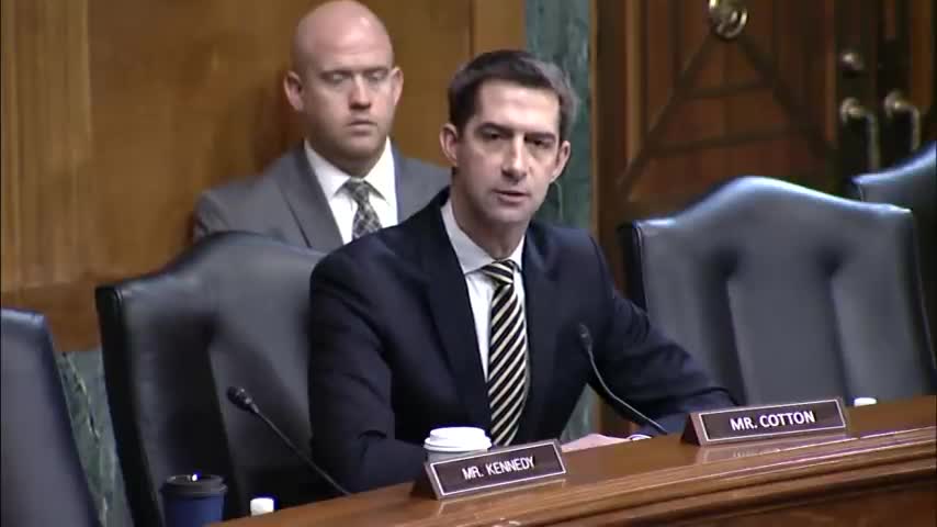 February 21 , 2022: Senator Cotton Q&A During Senate Judiciary Committee Hearing