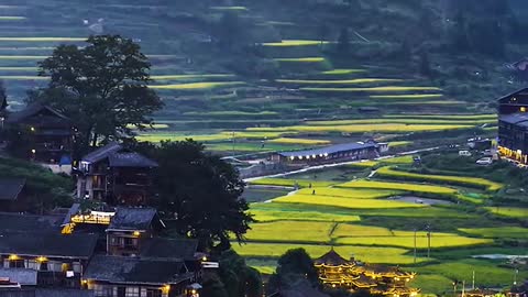 Guizhou qianjiang miao village