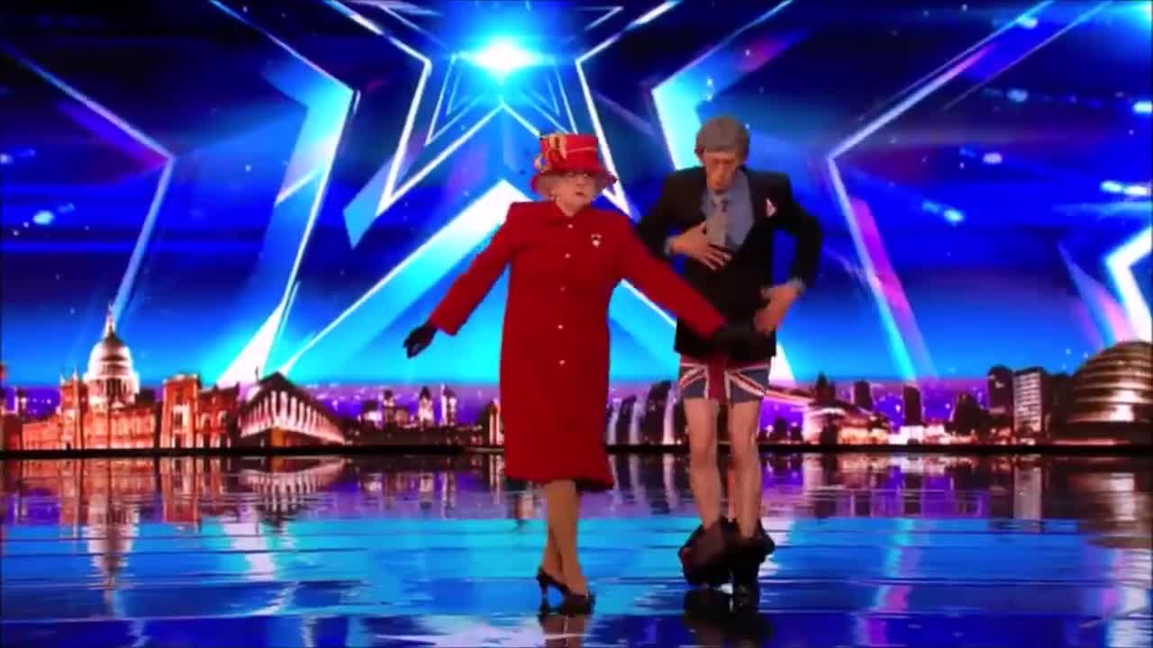 President Donald Trump vs. Queen Elizabeth EPIC Dance Off - Who Wins