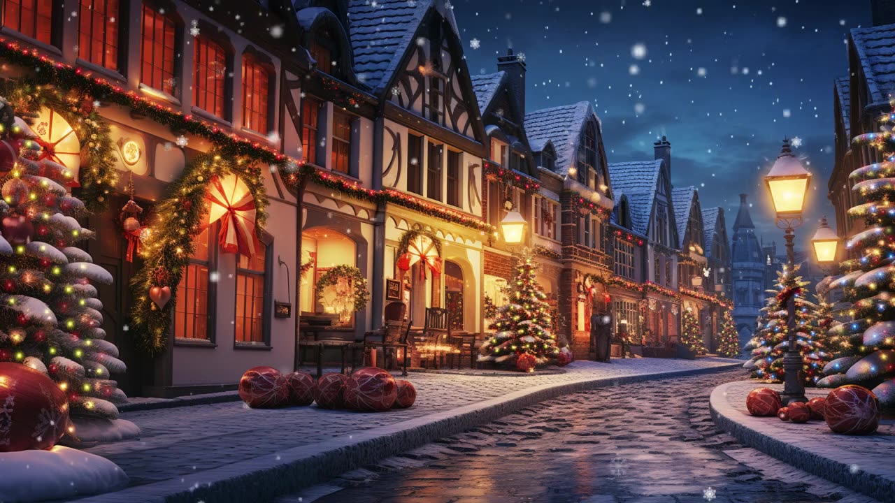 🎄 Smooth & Relaxing Christmas Music 🎅🏻 Winter Christmas Night 🎵 Top Songs All Time ❄️