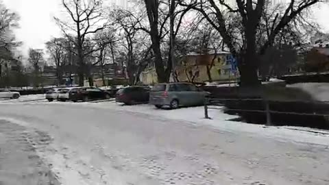 Från Stortorget till Örebro slott. Örebro 10 Jan. 2019