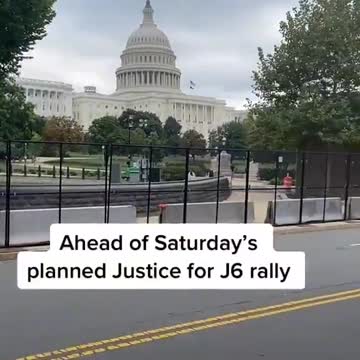 The fencing is back up at the US Capitol.