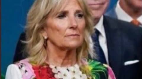 JILL BIDEN WHAT AN UGLY DRESS!