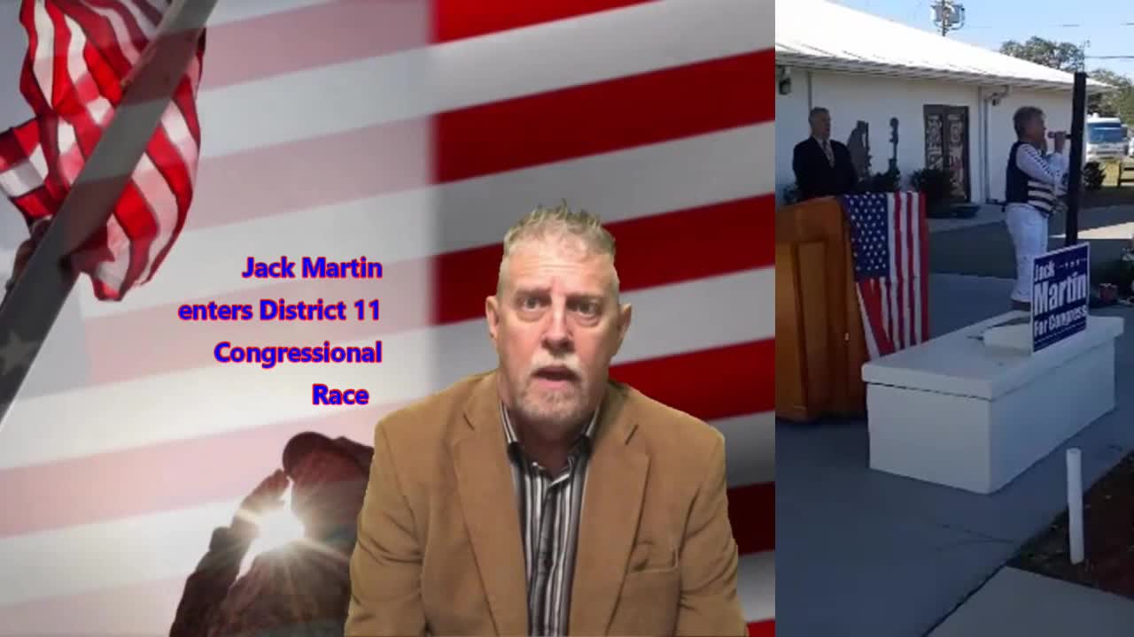 Pastor announces Congressional Run Jack Martin