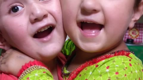 Kids wishing Eid