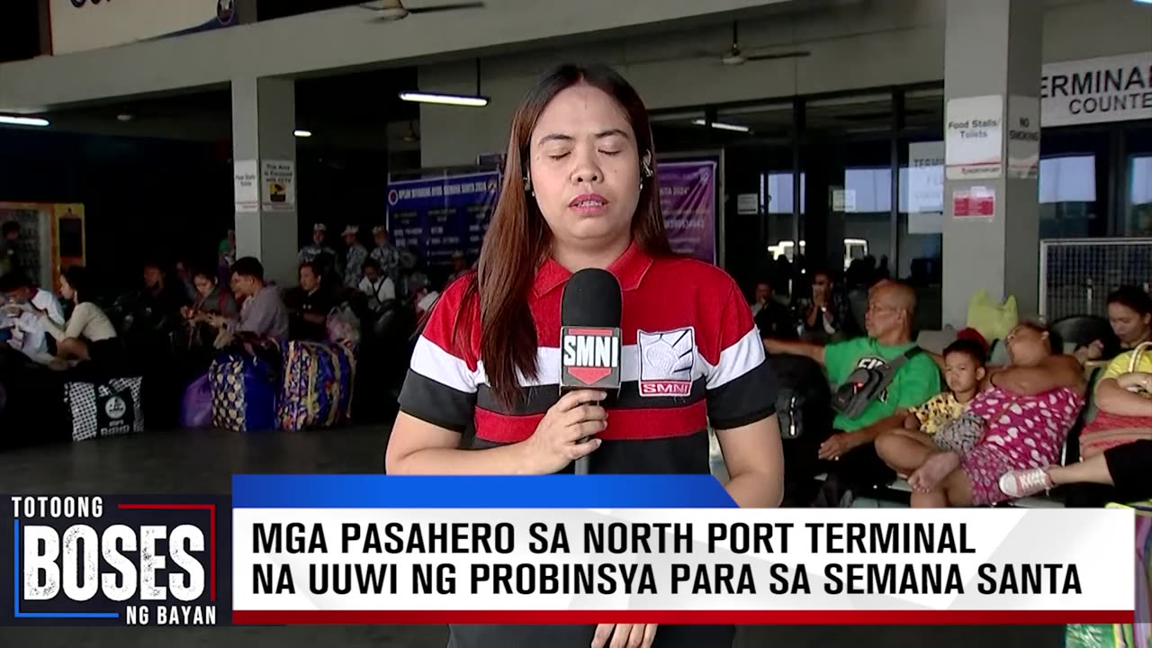 Mga pasahero sa North Port Terminal na uuwi ng probinsya para sa Semana Santa