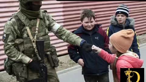 Russian Troops Aiding Ukrainian Children