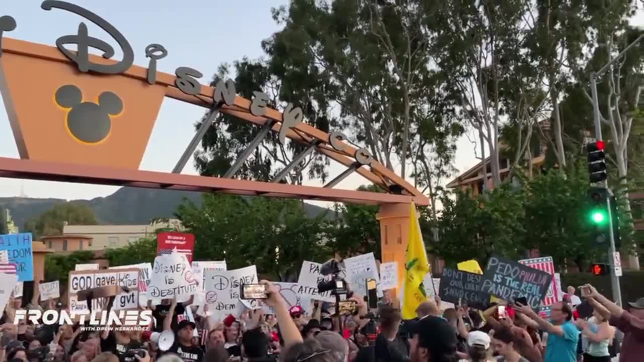 BOYCOTT DISNEY PROTEST - PEOPLE KNOW NOW