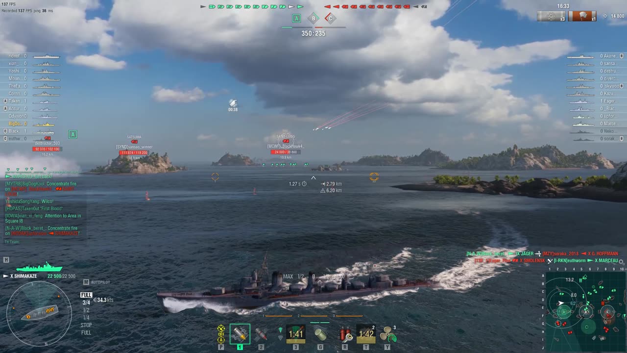 World of Warships in the Shimakaze — Japanese Tier X destroyer