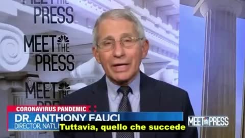 Fauci - Mascherine per i vaccinati Aprile 2021