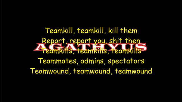 Agathyus ¬ Teamkills (official lyrics¬audio)