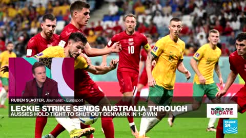 World Cup: Leckie strike sends Australia through • FRANCE 24 English