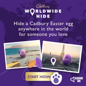 This Easter, hide a Cadbury egg anywhere in the world with love!