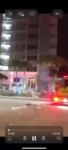 Breaking News : Building collapses in Miami Beach FL unknown how many people trapped inside rubble