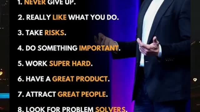 Rules For Success buy Elon musk