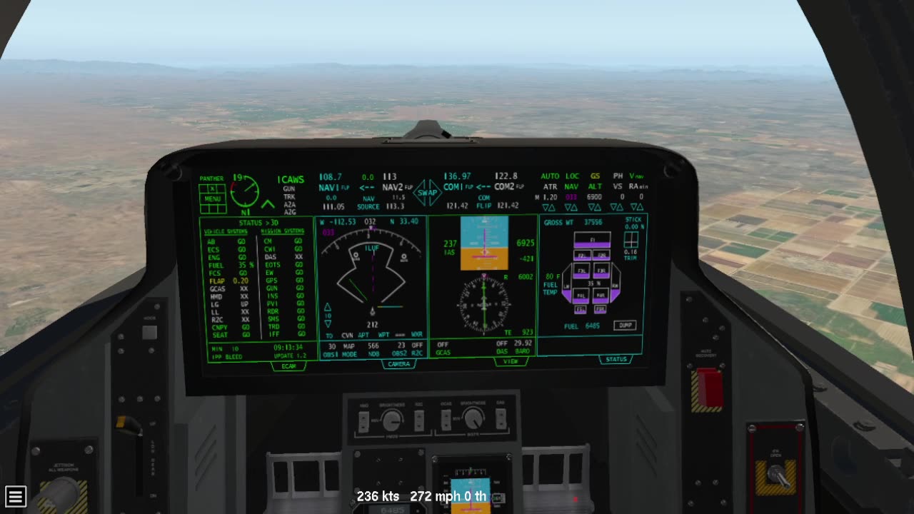 the AOA Lockheed Martin F35A Lighting II - Xplane 11.55 - More ILS testing on KLUF