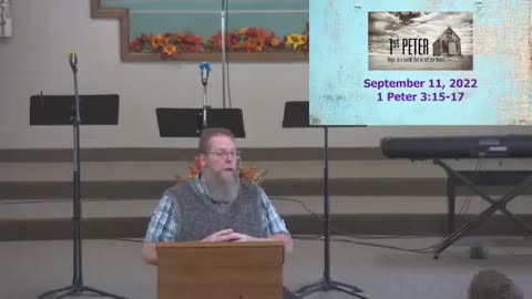 Sunday Sermon at Moose Creek Baptist Church 9-11-2022