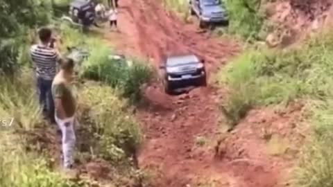 Car on Hill Race