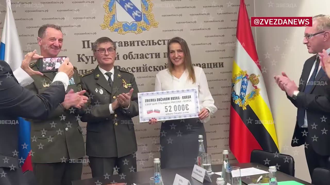 🇸🇰🇷🇺Slovakia transferred 52 thousand euros (5.3 million rubles) to the residents of the Kursk