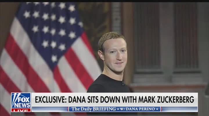 Dana Perino interviews Mark Zuckerberg part 3