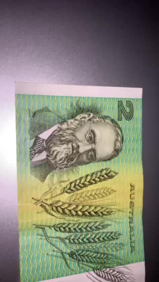 OLD AUSTRALIAN $2 NOTE AUD
