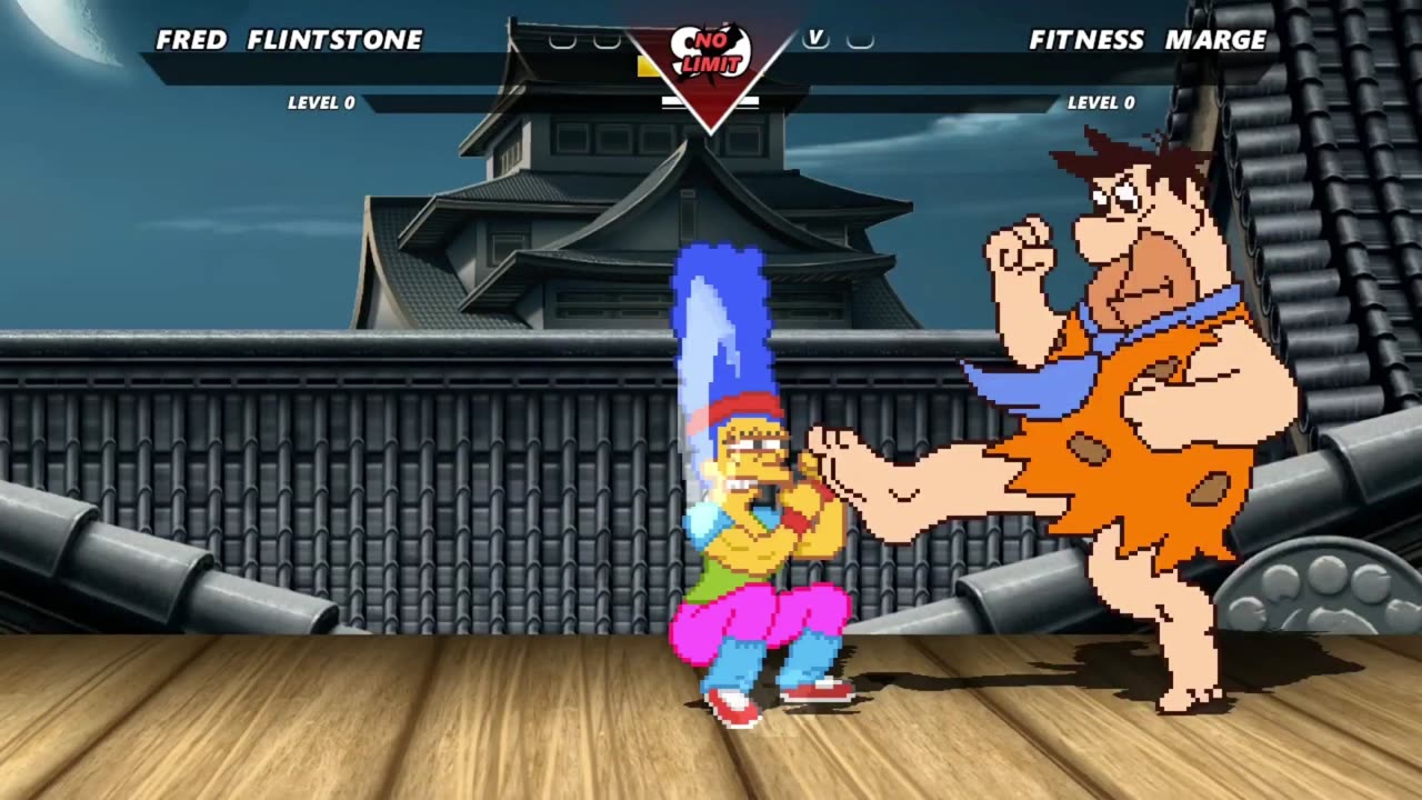 FRED FLINTSONE vs FITNES MARGE