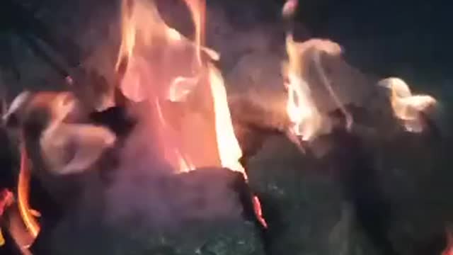 Fire In slow motion what a Amazing