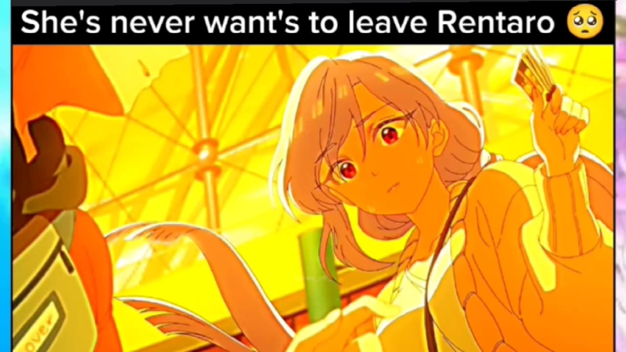 She's never want's to leave Rentaro anime animeedit animelover romantic love sad