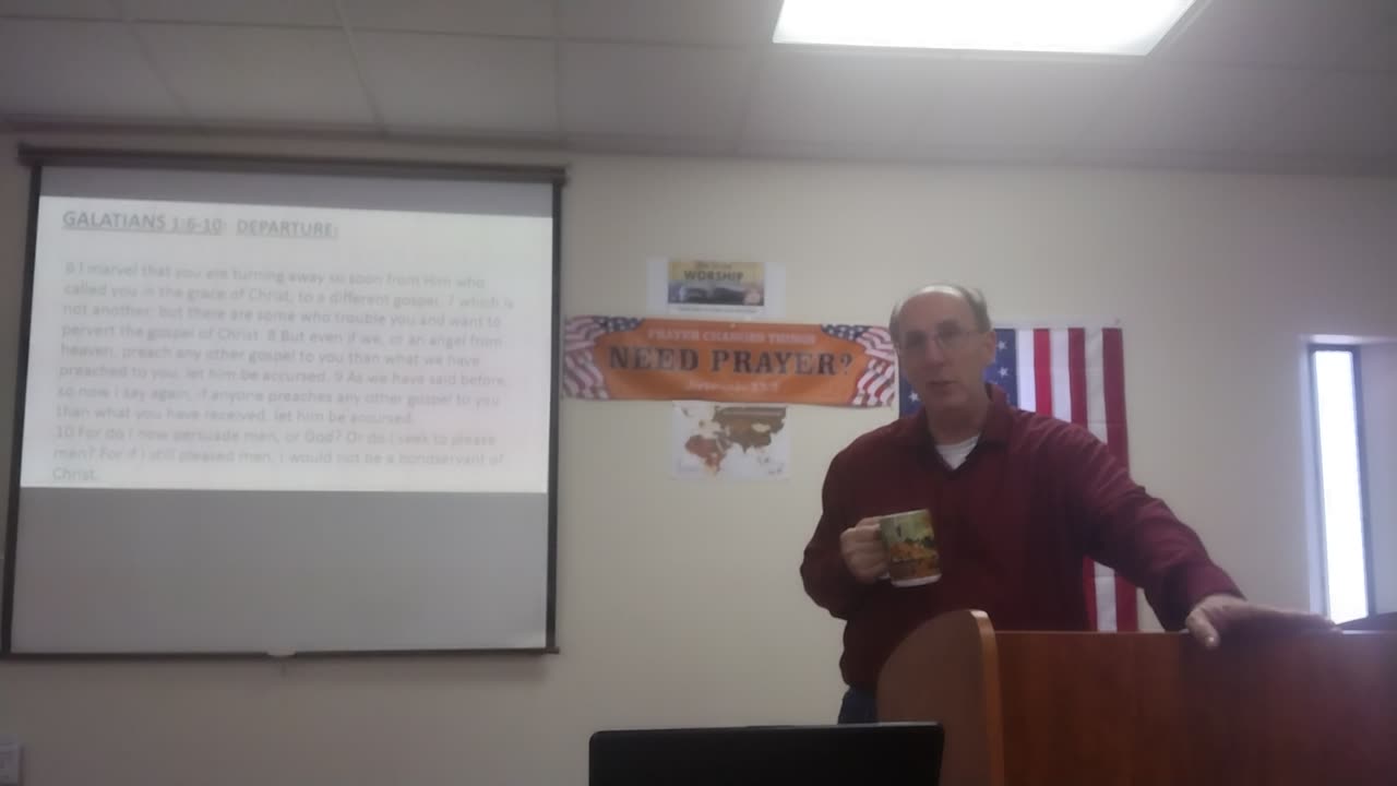 Galatians 1:1-17 (There's Only One Gospel, part 1) with Pastor Carl Peterson