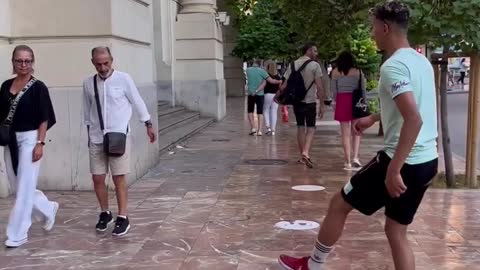 The last one😱👴🏻 Ball prank⚽️#trending#football