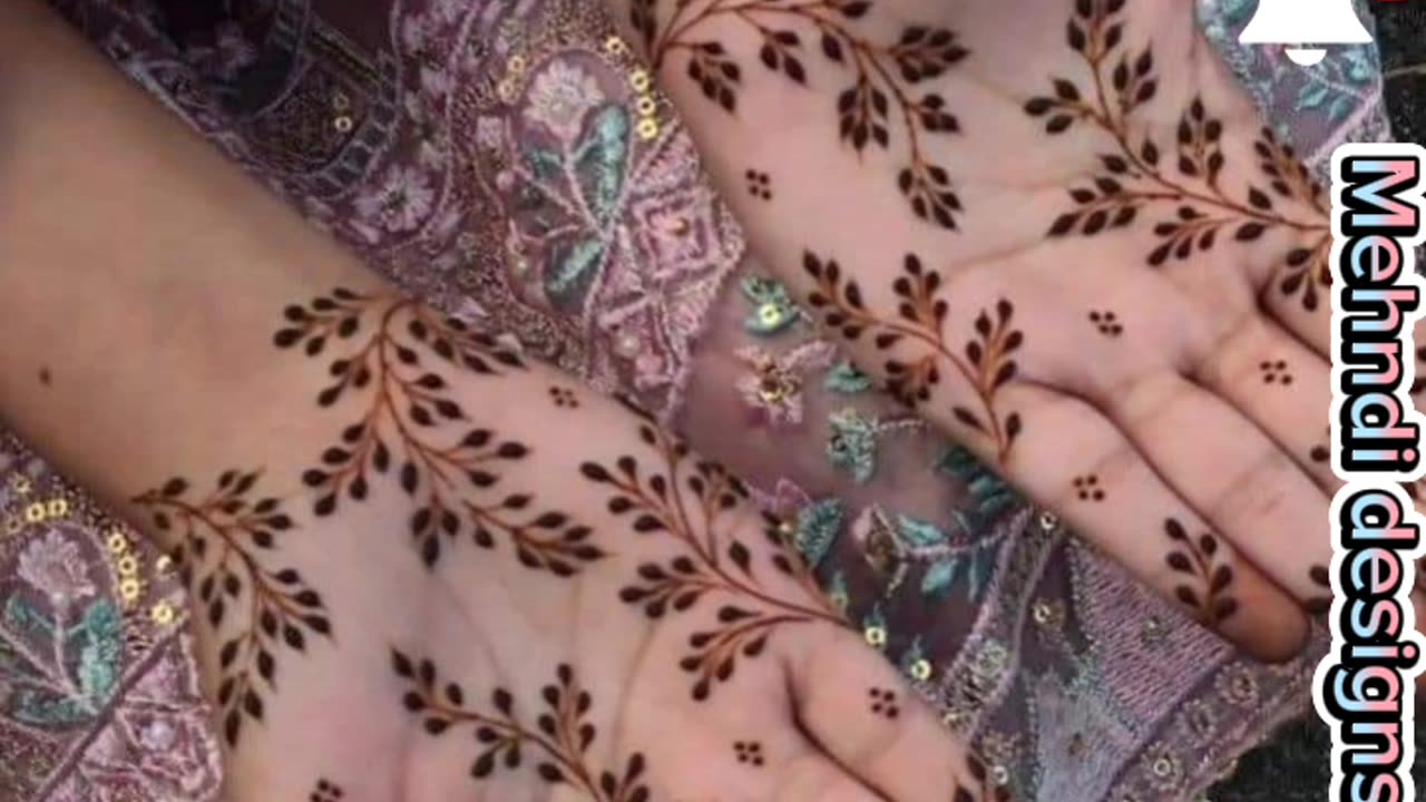 Baby girl women sample mehndi designs