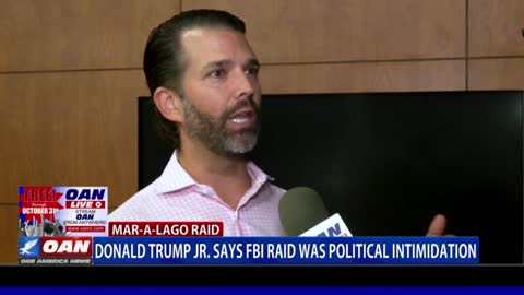 Donald Trump Jr. says FBI raid was political intimidation