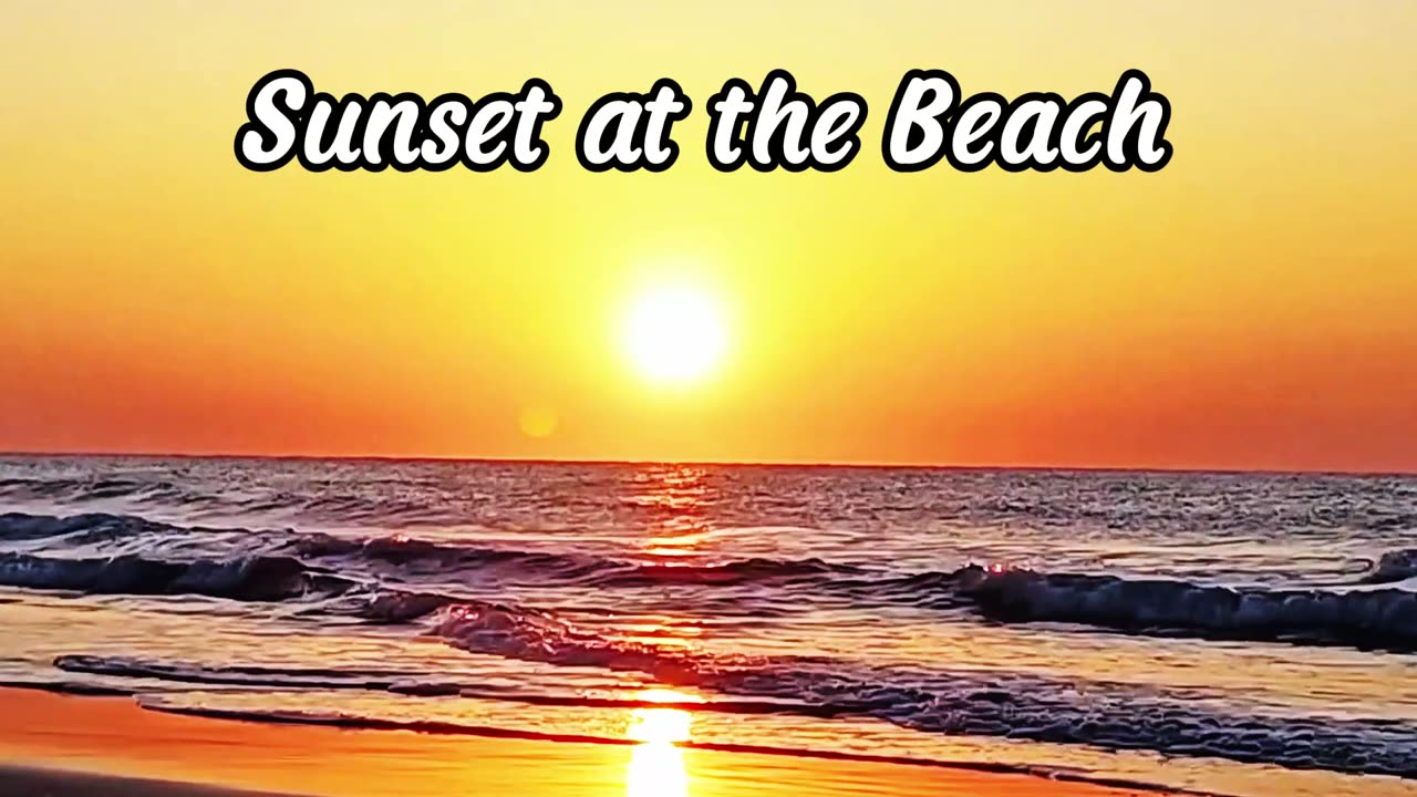 The Magic of a Sunset at the Beach a Visual Journey