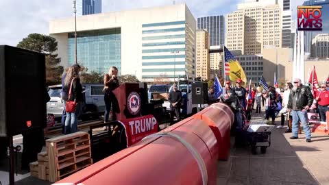Patriots Rally In Dallas To Warn Globalists And Democrats Their Treason Will Not Go Unpunished