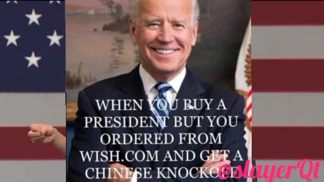 IT'S ALL A MOVIE "DEMENTED JOE BIDEN" WISH ORDER BYDEN 😂😂