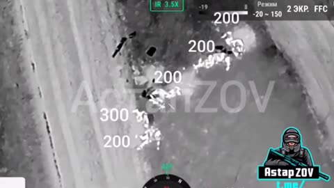 Ukrainian Squad Eliminated By A Grenade Drone