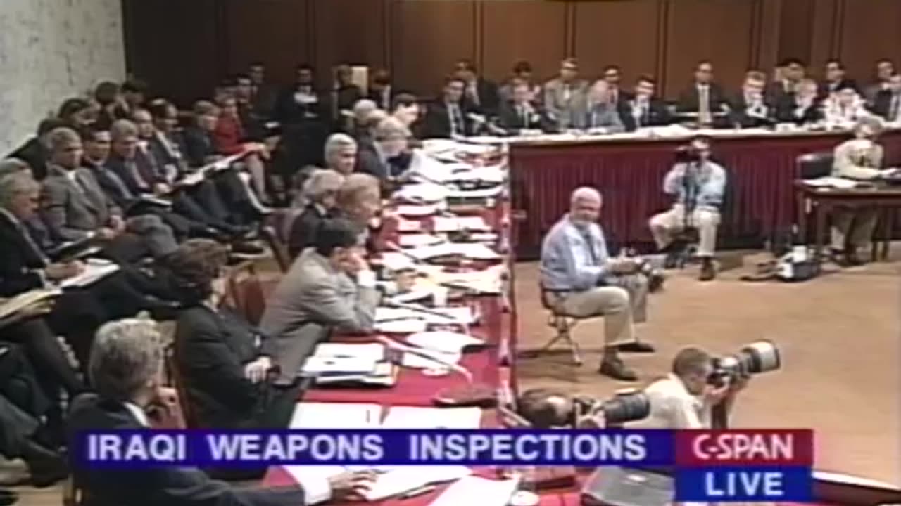 (1998) Joe Biden chastises UN Weapons Inspector Scott Ritter