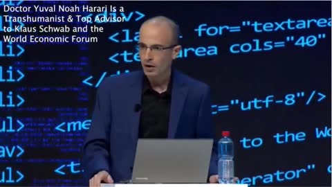 Dr Harari Transhumanist & Klaus Schwab WEF