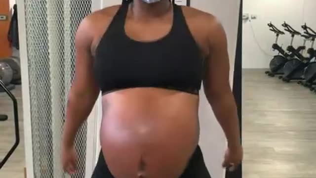 9 months pregnancy workout!