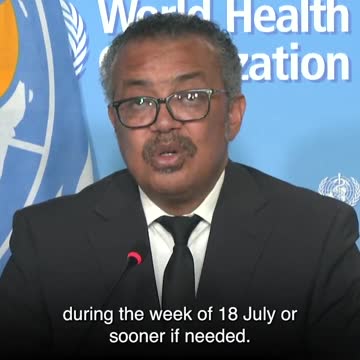 Tedros is "concerned by the scale and spread" of monkeypox