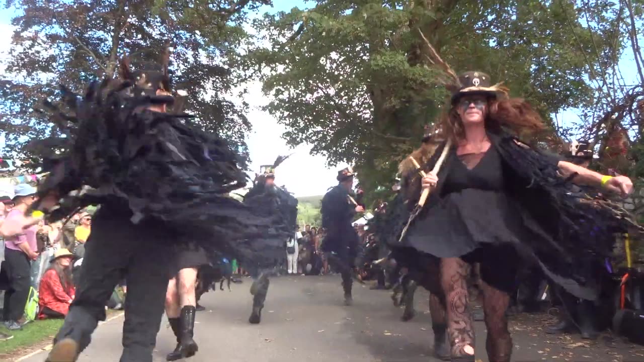 Beltane Border Morris - Tolmen Stone - Widecombe Fair - 12 Sep 23