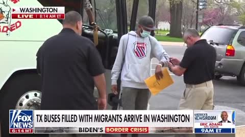 Texas send migrants to Washington d.c.