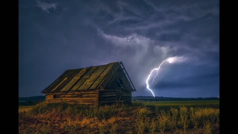 Meditative sounds, Rolling thunder, soft rain. Get to sleep faster.