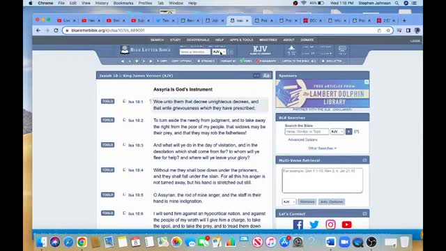 ESAU IS SCHEMING AND PLOTTING, JUST TO BE DESTROYED